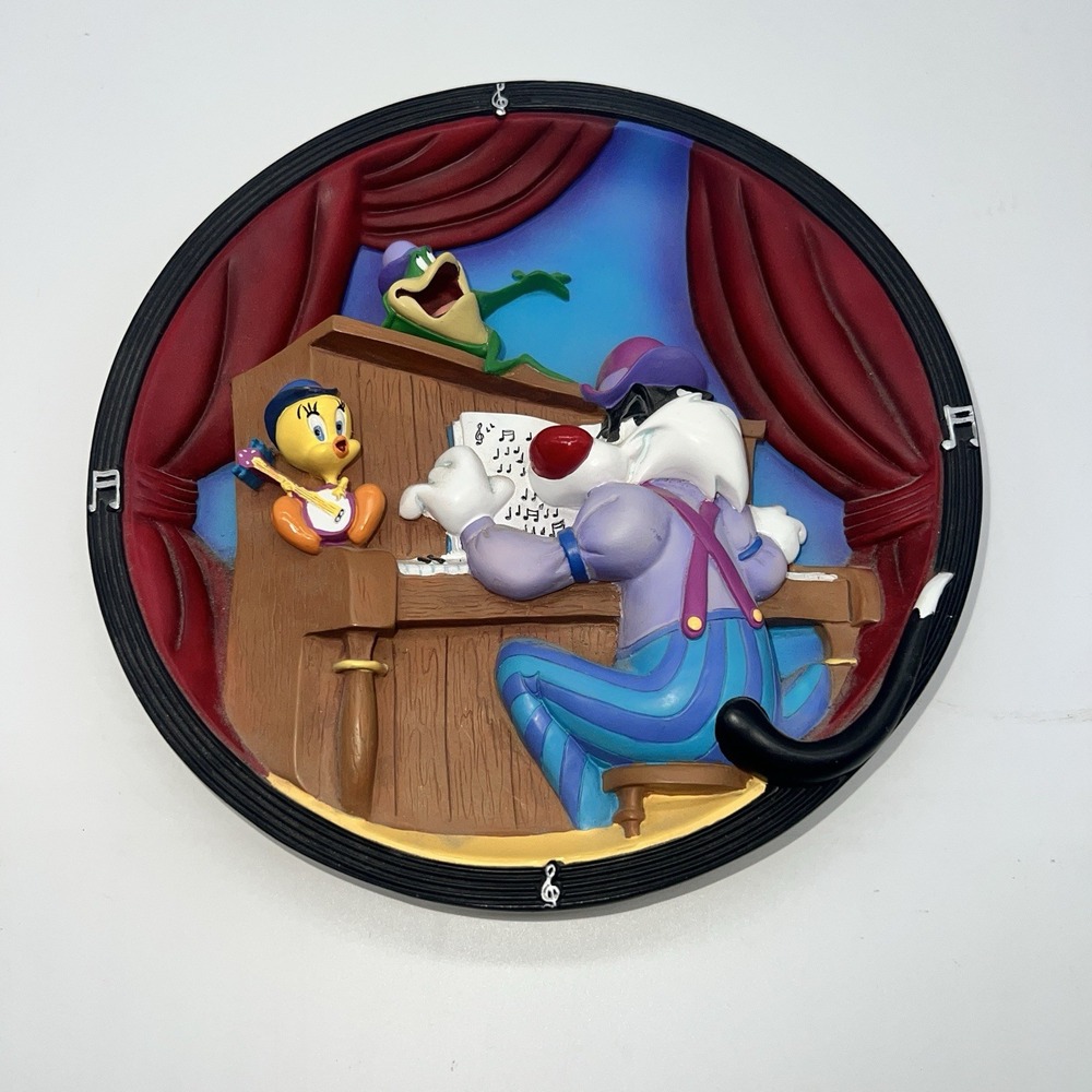 Looney Tunes 3D Collecters Plate "Looney Tunes Ragtime Blues" 1999 752/2500